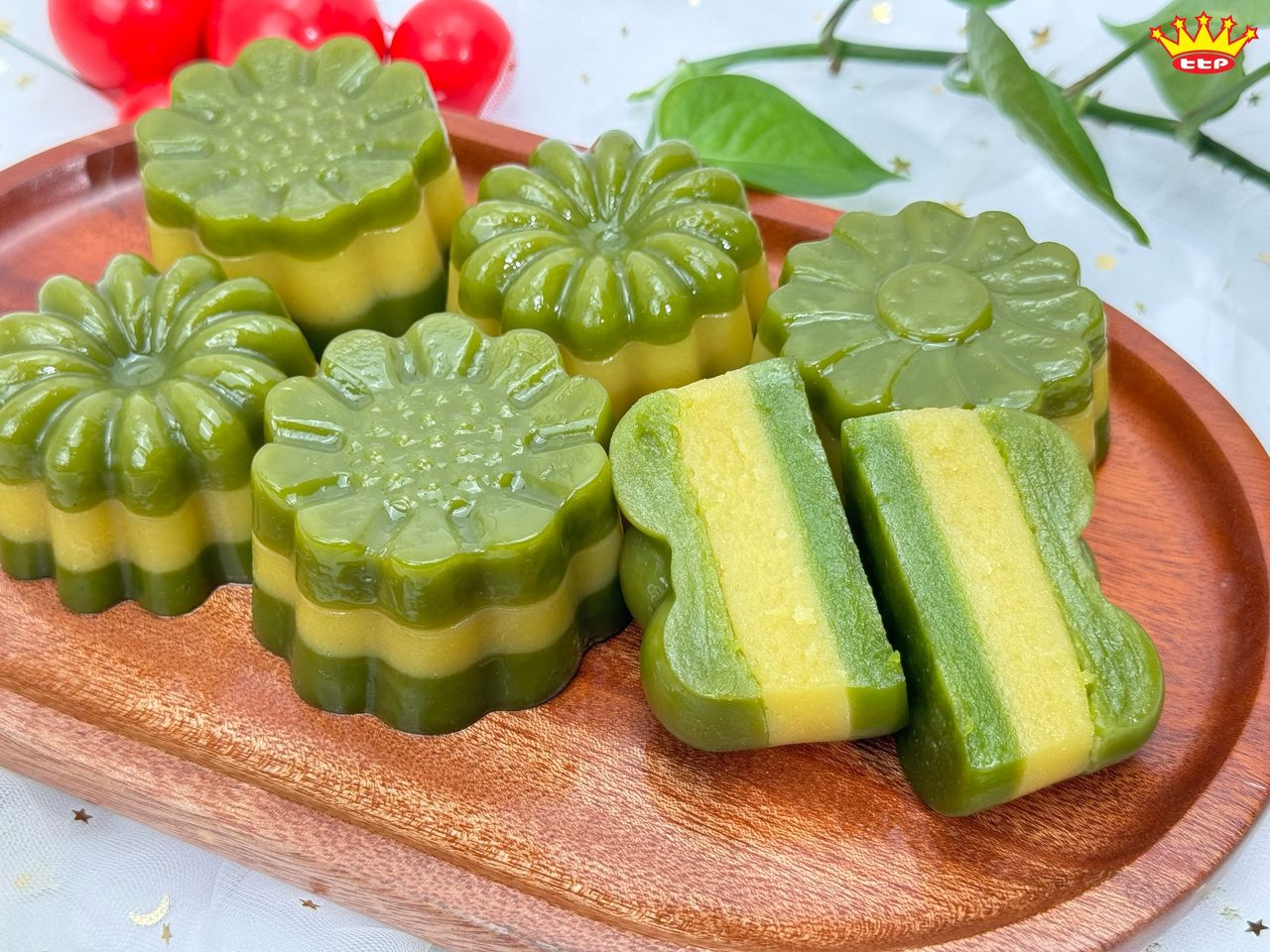 Bánh da lợn lá dứa