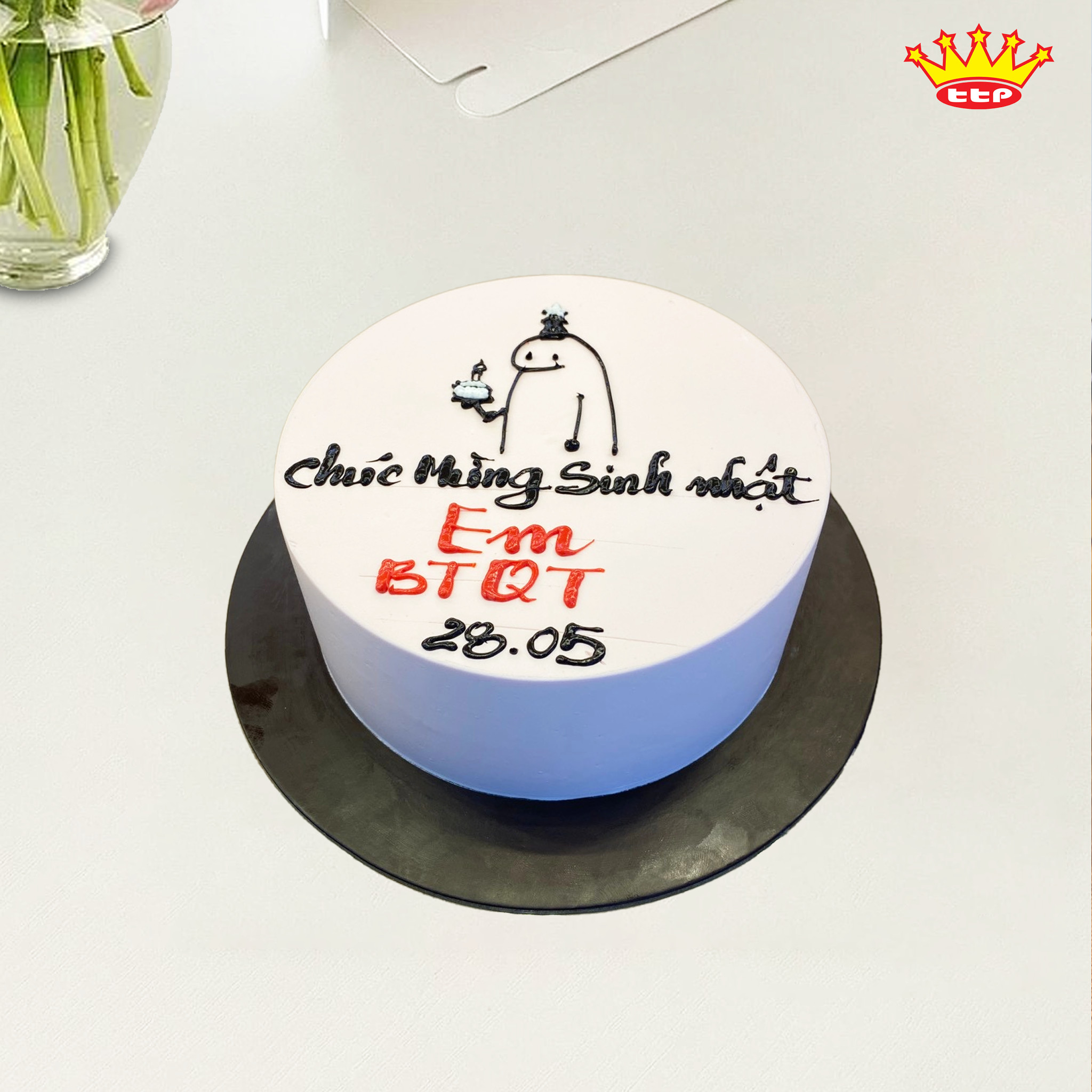 Bánh kem vẽ hình ngộ nghĩnh