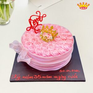 Bánh kem trang trí hoa