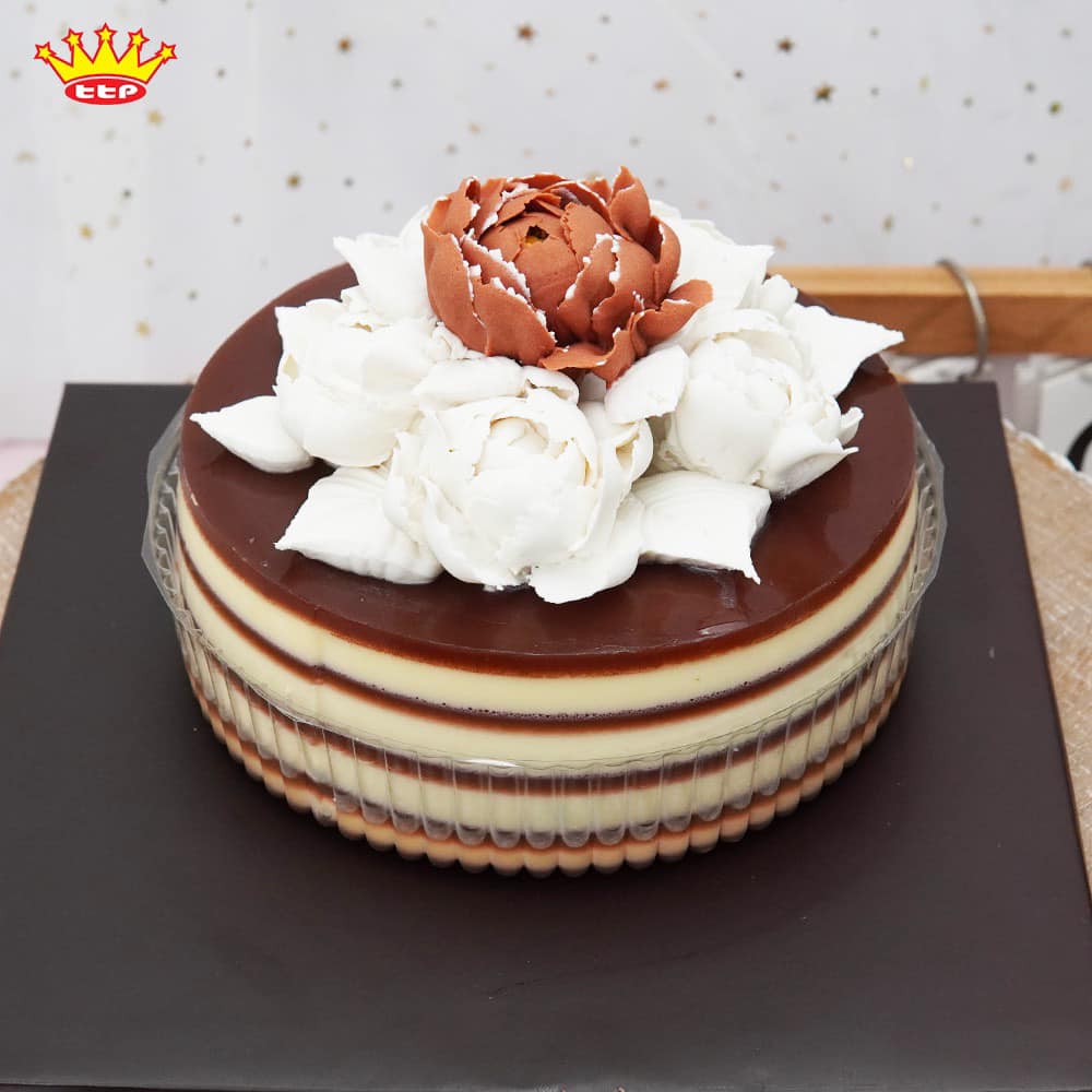 Bánh rau câu sinh nhật vị cà phê